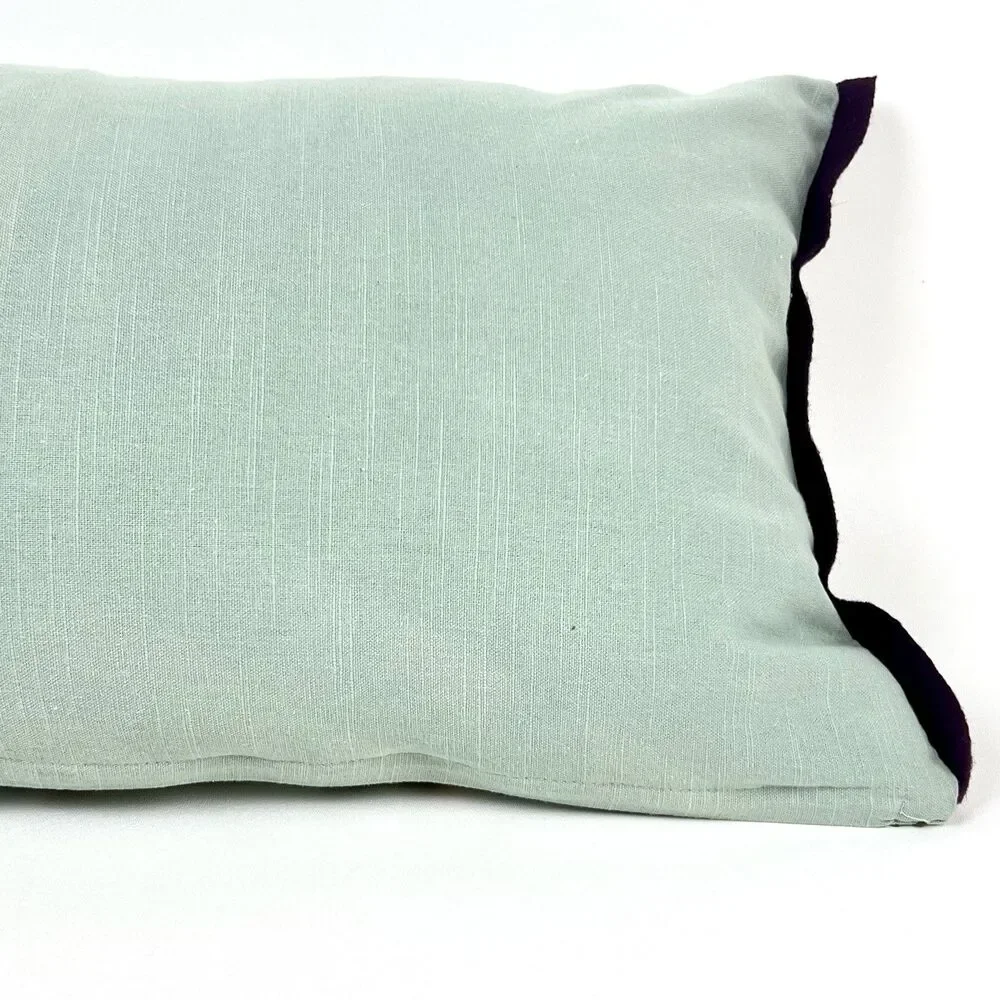 Elle Tahari Home Embroidered Pillow & Insert Rectangular Birds Florals 14
